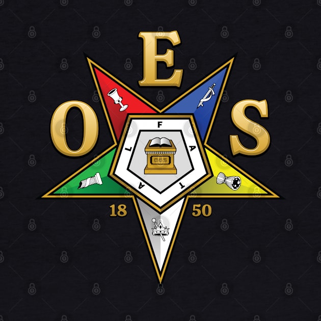 OES Emblem Order Of The Eastern Star by Master Mason Made